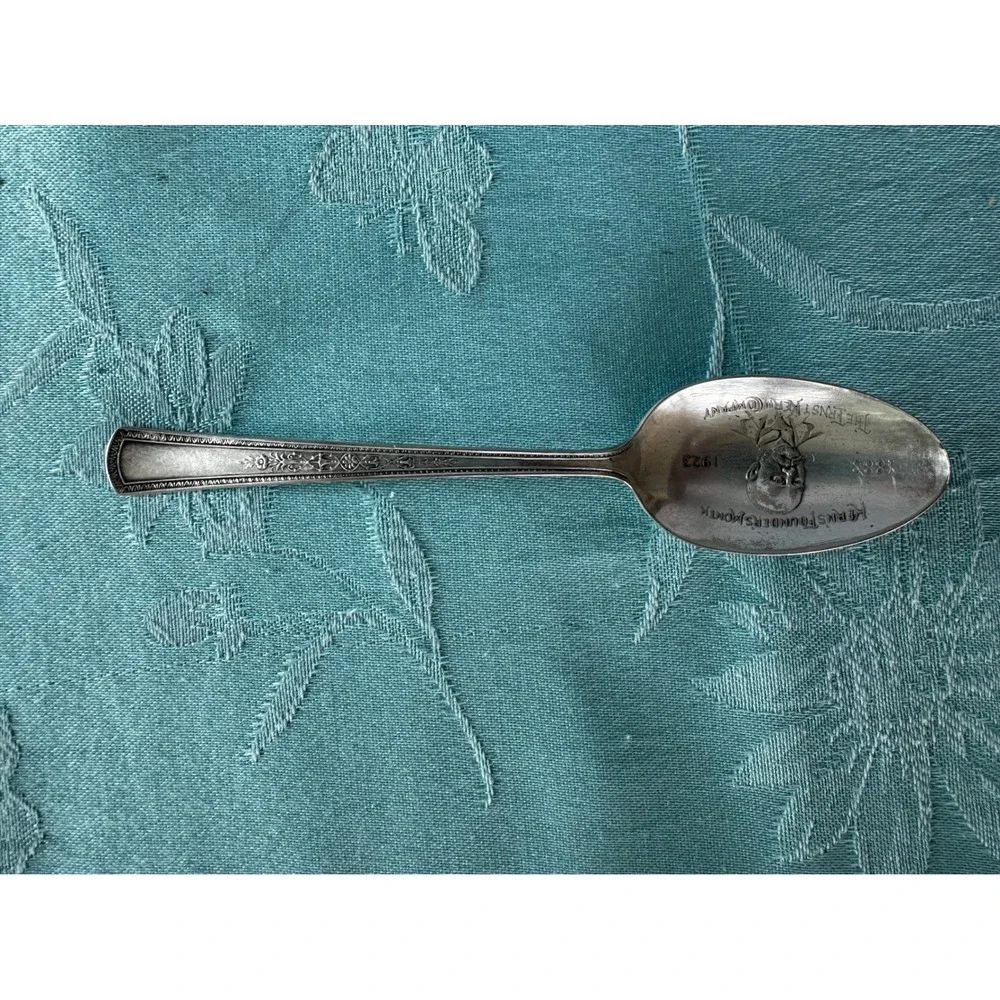 Vintage Kern's Founders Month 1883-1923 Ernst Kern Co Silverplate Spoon R.C. Co.